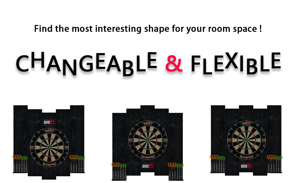 MDF Knock-down Dartboard Surround