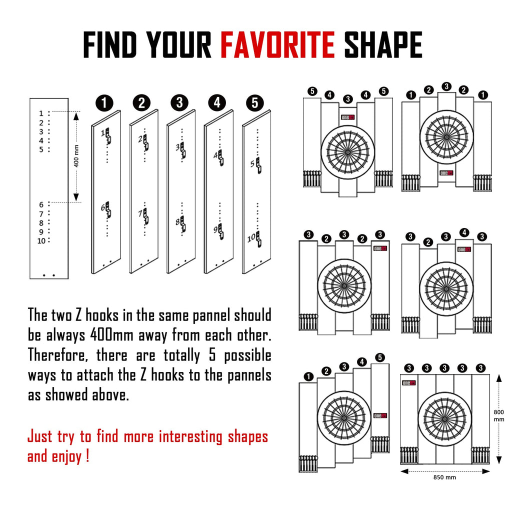 One80 PU Dartboard Surround