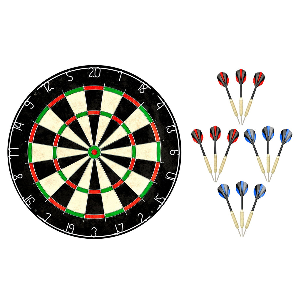 Bristle Dartboard + Darts Combo