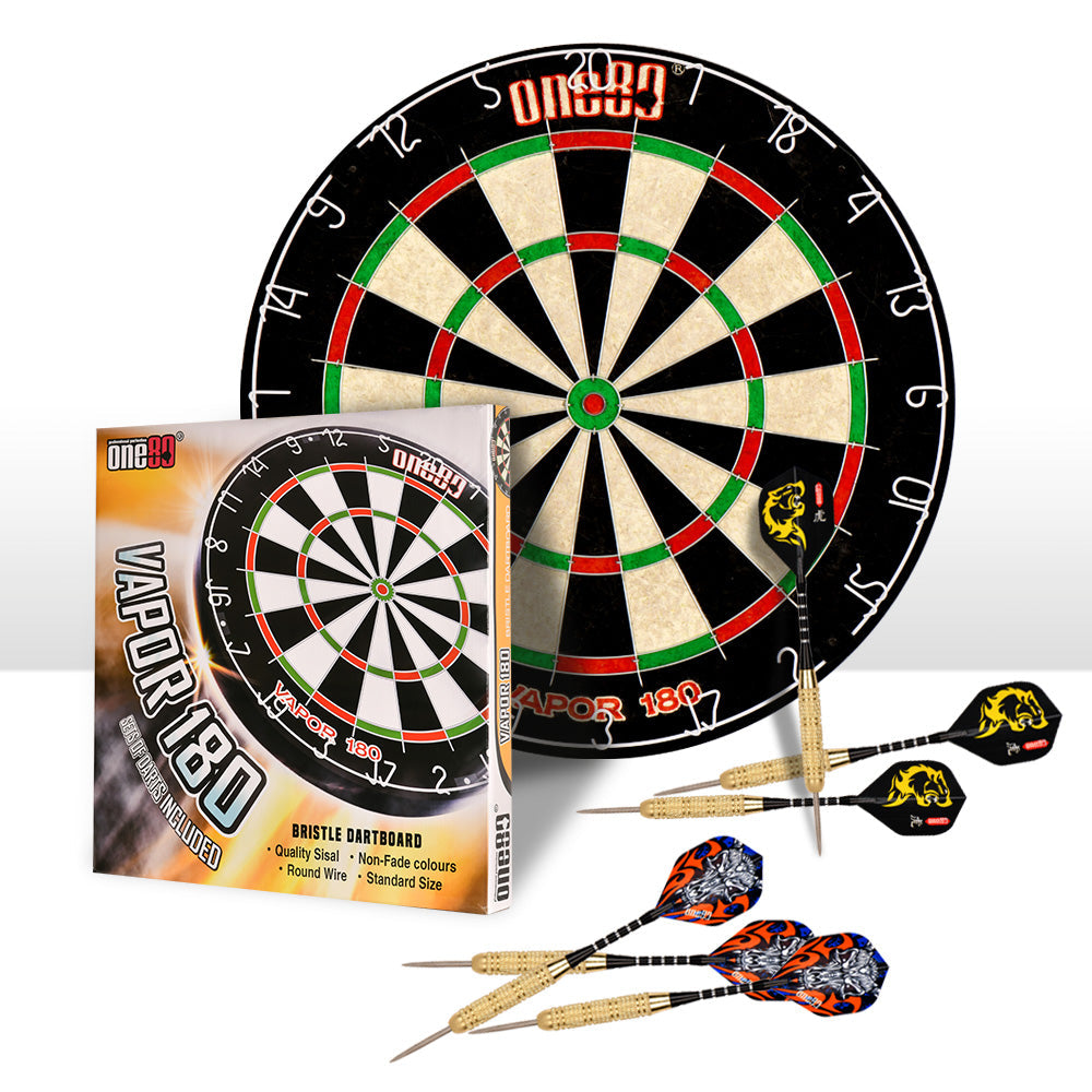 Vapor Dartboard + Darts + EVA Surround Combo