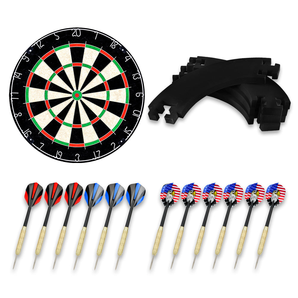 Bristle Dartboard + Darts + EVA Surround Combo