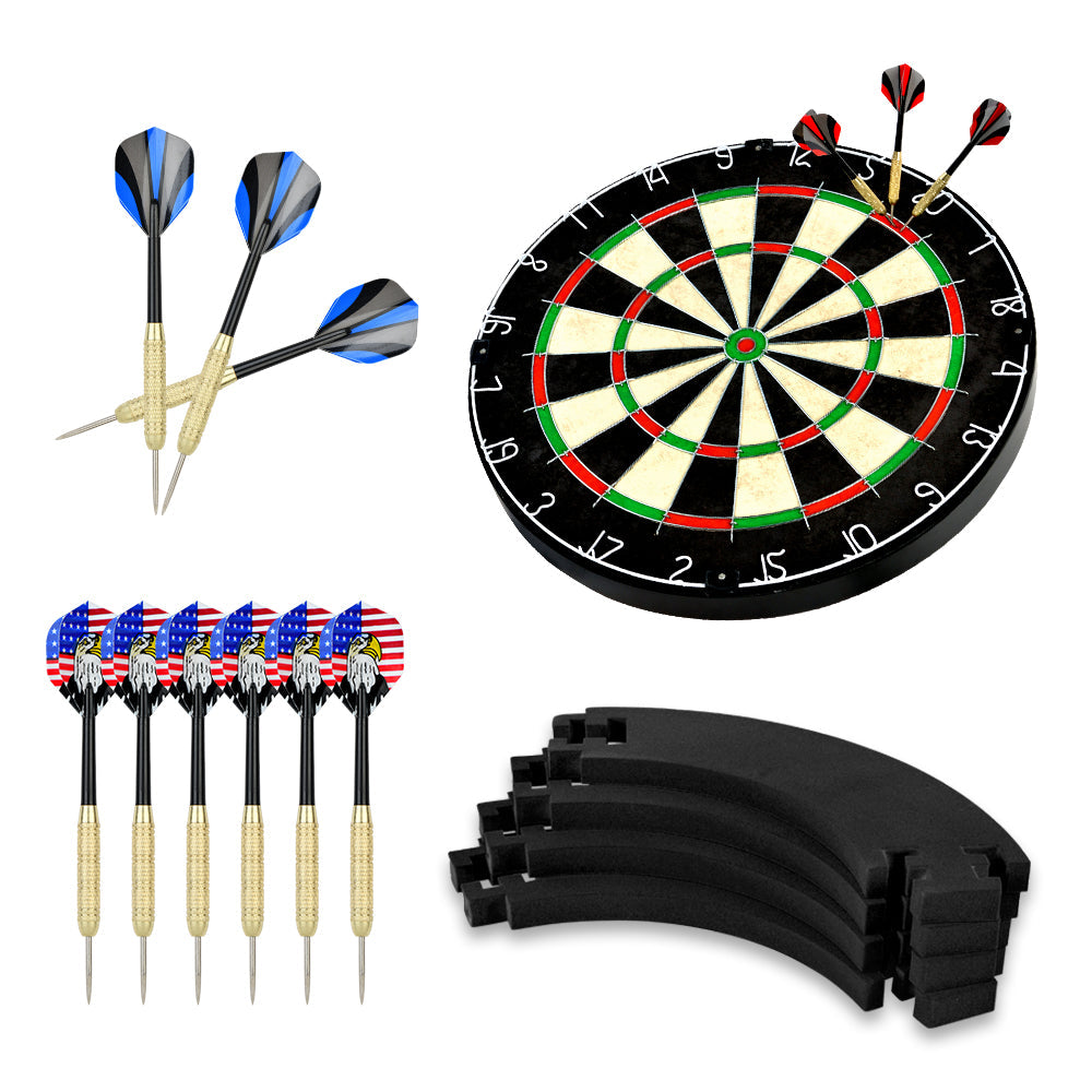 Bristle Dartboard + Darts + EVA Surround Combo