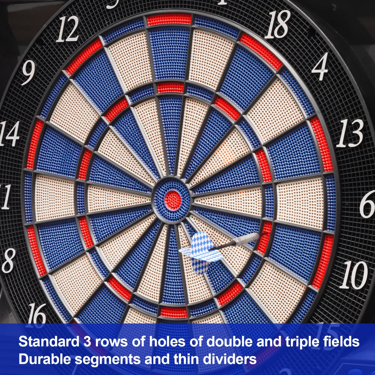 16-Player Electronic Dartboard Cabinet Set