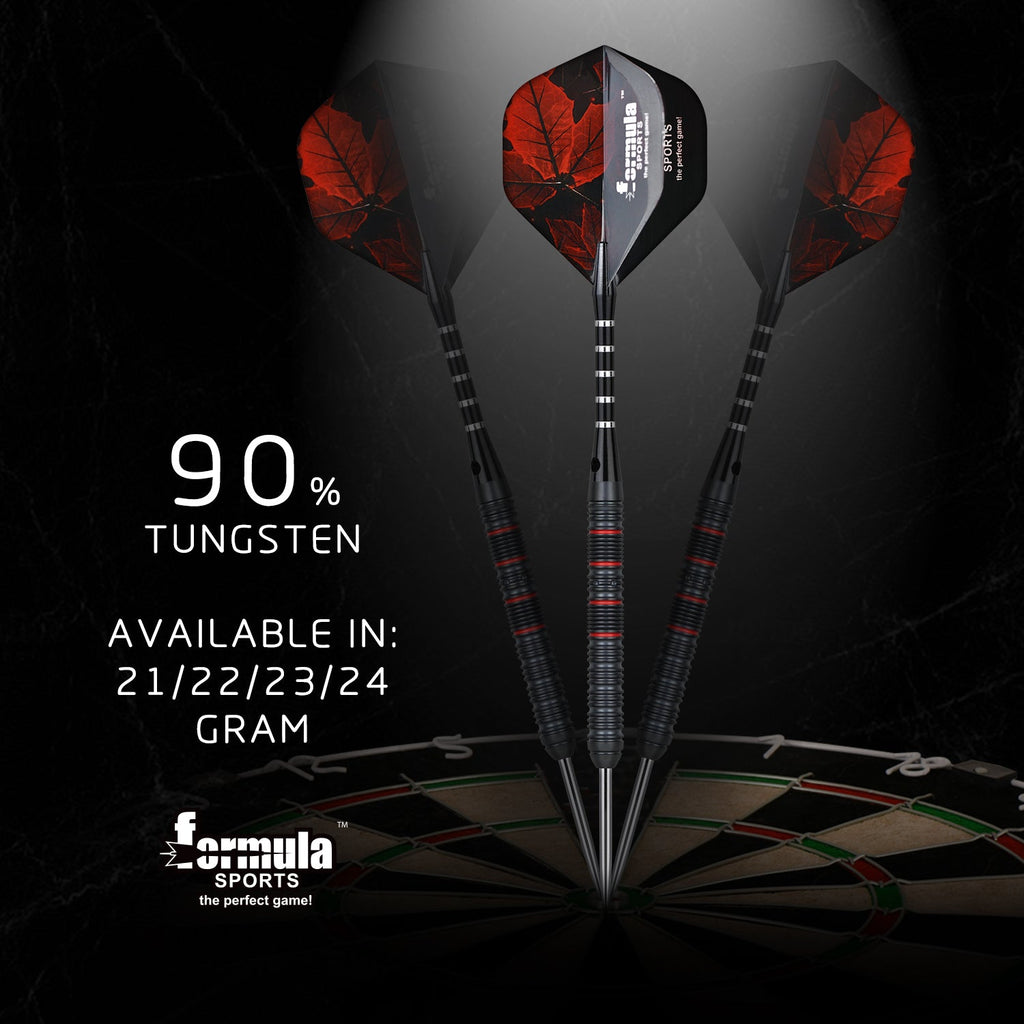 FST180 GEN2 Black + Red Dart Set (Pack of 3)
