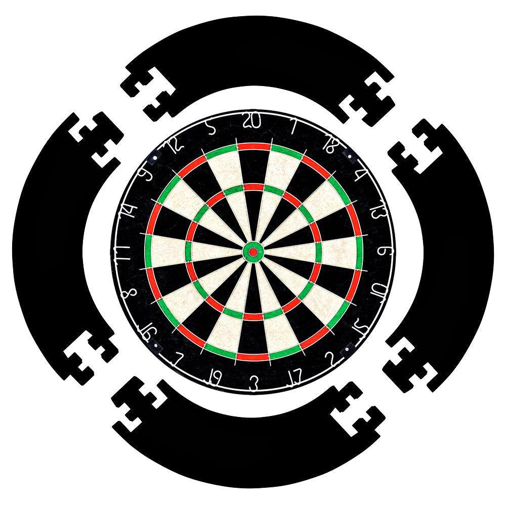Bristle Dartboard + Darts + EVA Surround Combo