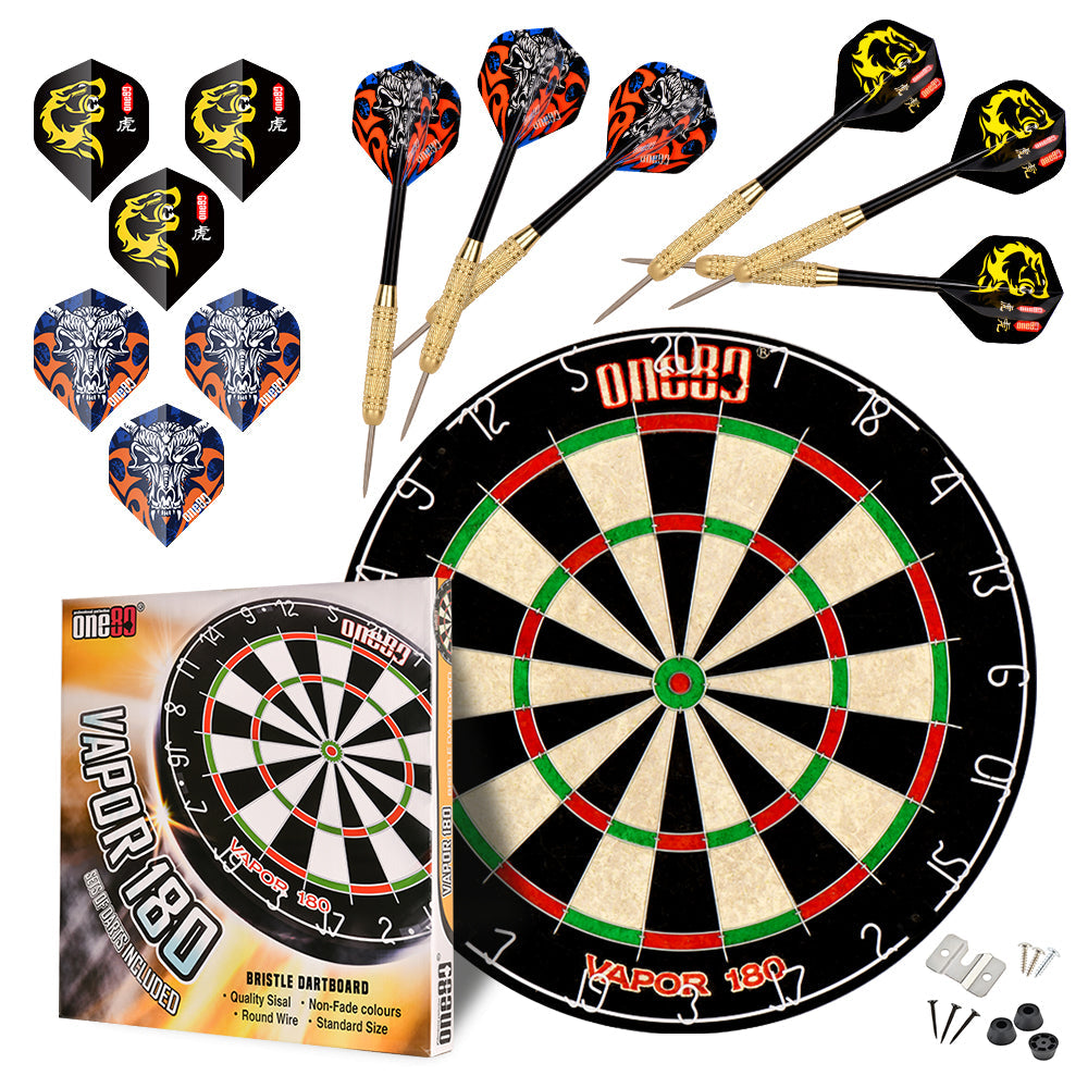 Vapor Dartboard + Darts Combo